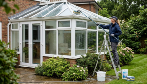 Cleaning a Conservatory 1