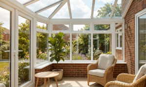 Cleaning a conservatory 3