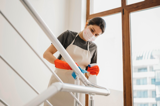 theatre cleaning company cleaner at work